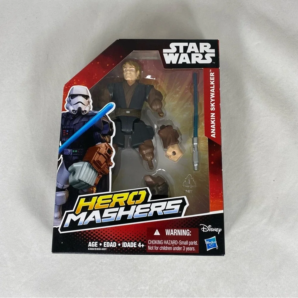 RARE - Star Wars Complete Set of Hero Mashers Action Figures Wave 3
